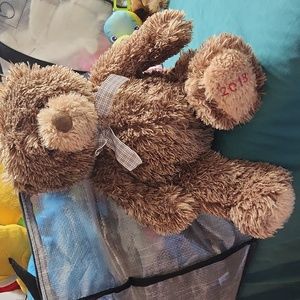 HOLIDAY LANE Macy's 2018 Brown Sitting Stuffed Animal Plush Bear 17"
